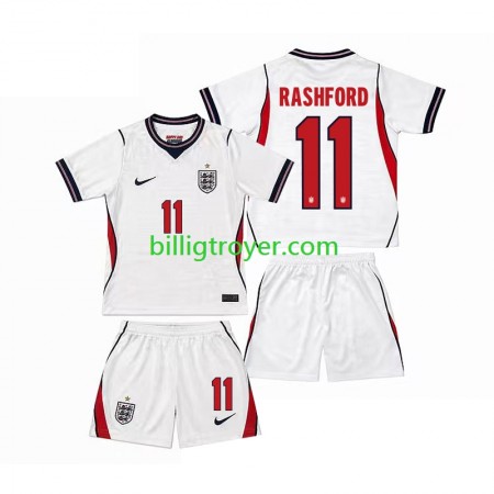 Billige Fotballdrakter England Marcus Rashford 11 Barn Hjemmedraktsett World Cup 2026 Kortermet